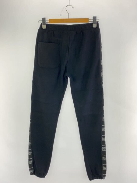 VETEMENTS / 18SS/サイドテープロゴスウェットロングパンツ/S/コットン/BLK/MSS18PA24// VETEMENTS(ヴェトモン) / 18SS/サイドテープロゴスウェットロング