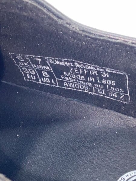 Dr.Martens(ドクターマーチン) / ZEFFIR/1ホールシューズ/UK6/BLK