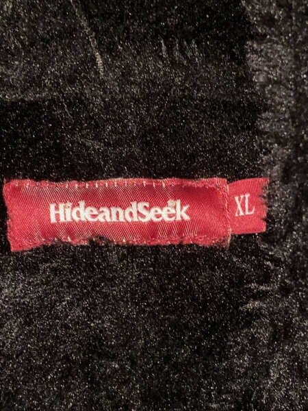 HIDE AND SEEK / B-3/フライトジャケット/XL/ポリエステル/BLK/HJ-110122 HIDE AND SEEK(ハイドアンドシーク) / B-3/フライトジャケット/XL