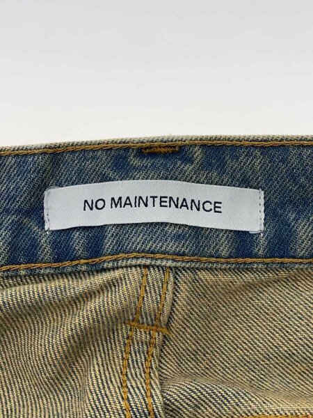 NO MAINTENANCE(ノーメンテナンス) / ストレートパンツ/32/デニム/BLU 