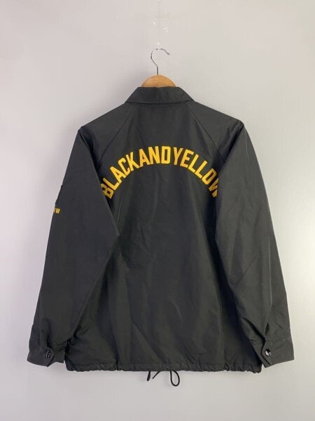RATS(ラッツ) / BLACK&YELLOW COACH JACKET/M/ナイロン/BLK/プリント 