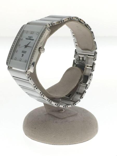TECHNOS(テクノス) / クォーツ腕時計/アナログ/WHT/WHT/t9557 | 中古品 