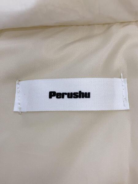 Perushu(ペルーシュ) / ダウンジャケット/×MLB/L/ナイロン/クリーム