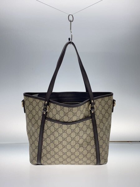 GUCCI(グッチ) / GGキャンバス/2wayトート/PVC/BEG/総柄/388390 | 中古 