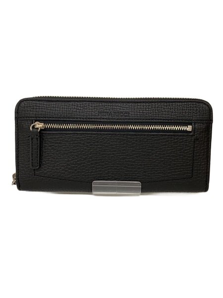 NINA RICCI(ニナリッチ) / 長財布/レザー/BLK/無地/メンズ | 中古品の 