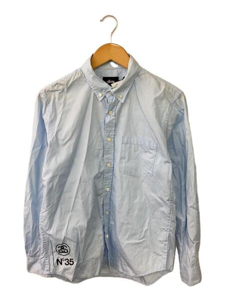 STUSSY(ステューシー) / 長袖シャツ/M/コットン/BLU | 古着の STUSSY(ステューシー) / 長袖シャツ/M/コットン/BLU | 古着の