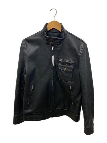 WACKO MARIA(ワコマリア) / シングルライダースジャケット/L/牛革/BLK
