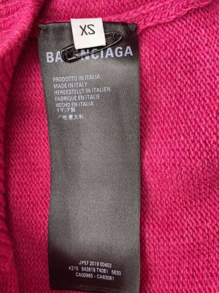 BALENCIAGA(バレンシアガ) / ニット・セーター(厚手)/XS/ウール/PNK