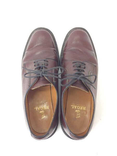 REGAL プレーントゥ ドレスシューズ 25.5cm ブラウン レザー