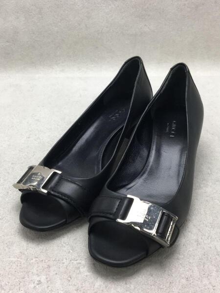 GUCCI(グッチ) / パンプス/オープントゥ/35/ブラック/レザー/241409 
