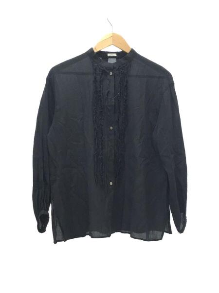IENA(イエナ) / 長袖ブラウス/--/コットン/BLK/21-051-900-0350-3-0 