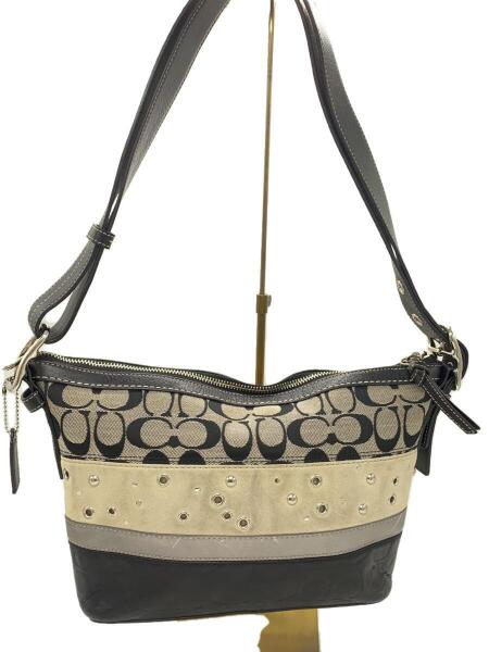 COACH(コーチ) / ハンドバッグ/--/BLK/総柄/F13078 | 中古品の販売