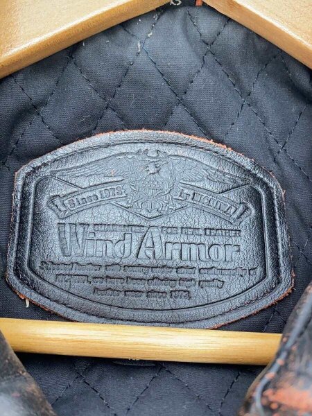 WIND ARMOR(ウィンドアーマー) / シングルライダースジャケット/S/牛革