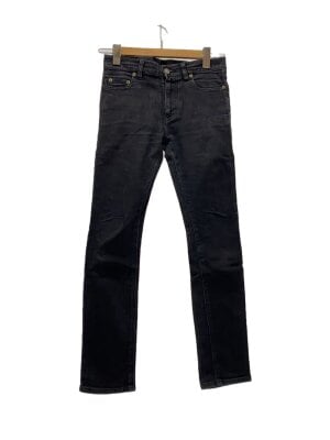 サンローランパリ ヴァカレロ期 20SS 爪痕 スクラッチ スキニー デニム 黒