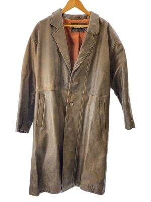 ウィンドアーマー レザー コート 羊革 キャメル XLサイズ ウィンドアーマー レザー コート 羊革 キャメル XLサイズ