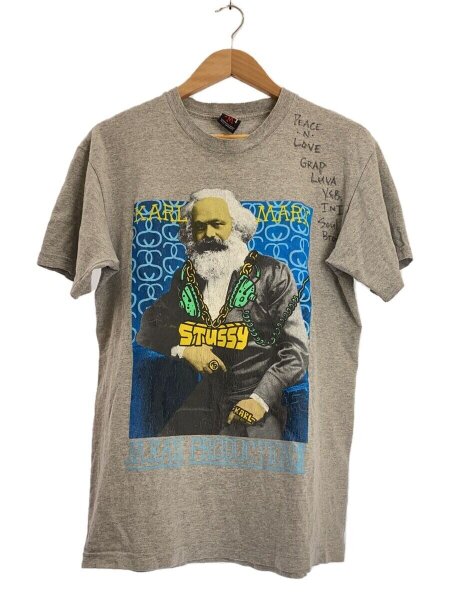 STUSSY(ステューシー) / 00s/OLD/KARL MARX/Tシャツ/M/コットン/GRY 