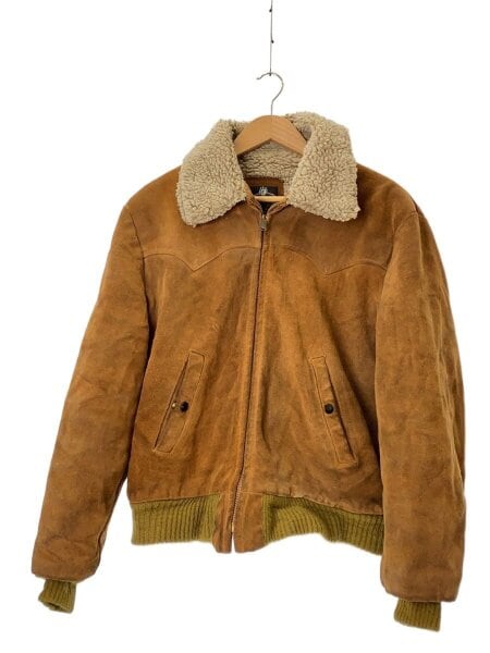80s USA製 COOPER クーパー スエード レザージャケット ma1 古着 80～90年代 クーパー COOPER G-1タイプ レザーフライトジャケット