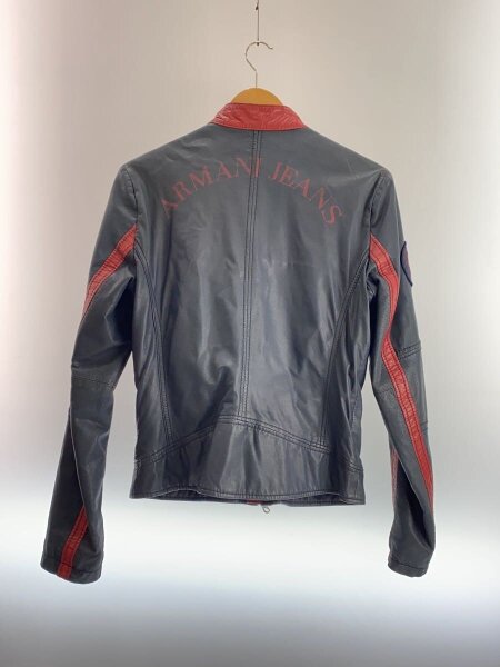ARMANI JEANS / レザージャケット・ブルゾン/XS/羊革 ARMANI JEANS(アルマーニジーンズ) / レザージャケット・ブルゾン/XS