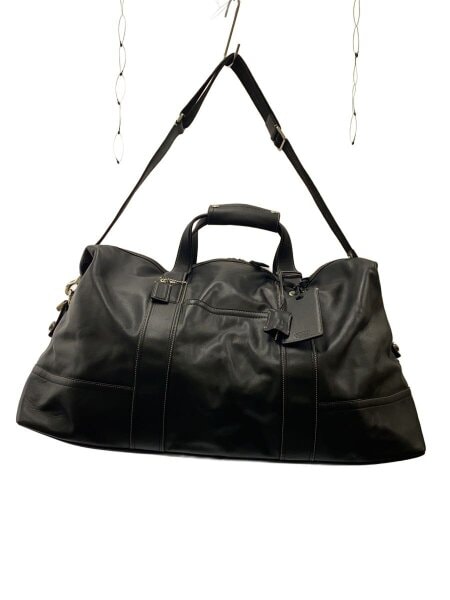 「新品」COACH ボストンバッグ ブラック レザー COACH(コーチ) / ボストンバッグ/レザー/BLK/F05J03 | 中古品の販売