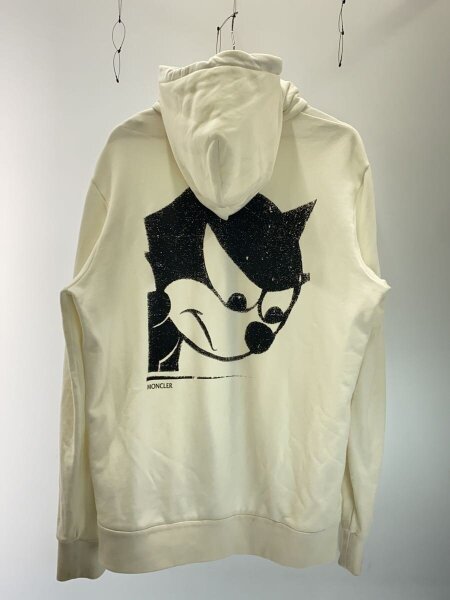 MONCLER Felix the Cat ジップアップパーカサイズM（XL） MONCLER(モンクレール) / FELIX/ジップパーカー/L/コットン/WHT