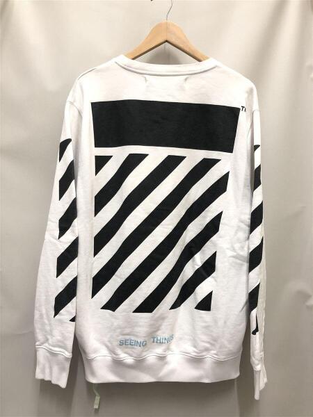 OFF-WHITE(オフホワイト) / スウェット/M/コットン/WHT 