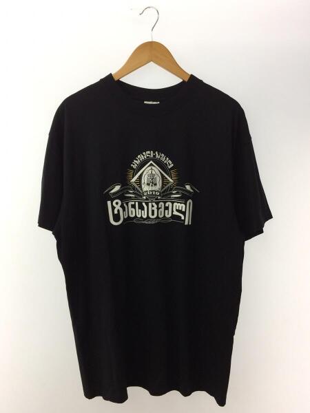 VETEMENTS(ヴェトモン) / 19SS/SECRET SOCIETY/Tシャツ/S/コットン/BLK 