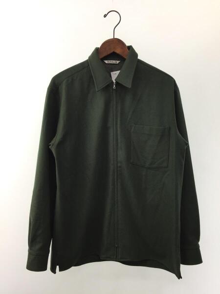 AURALEE(オーラリー) / 19AW/SUPER SOFT WOOL FLANNEL ZIP SHIRTS 
