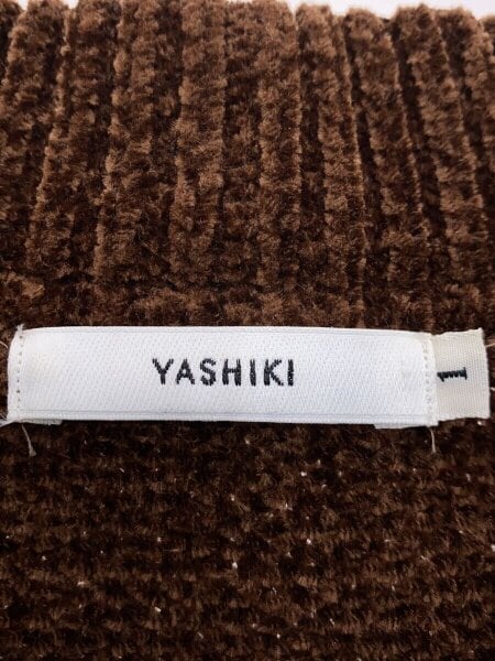 YASHIKI(ヤシキ) ⁄ Nitibo Hanten Cardigan⁄1⁄ポリエステル⁄BRW⁄無地