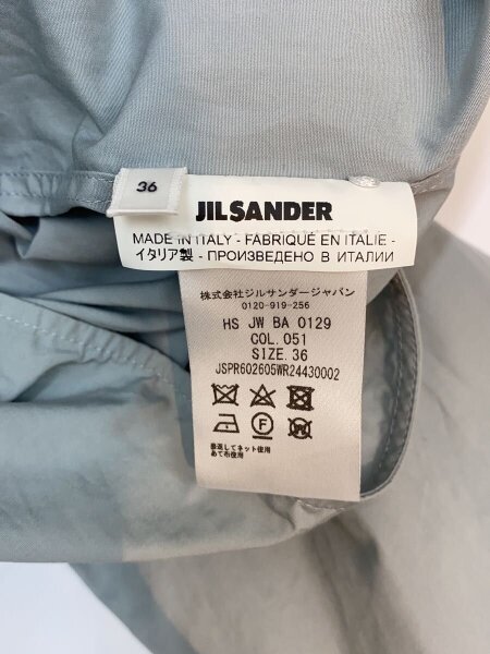 JIL SANDER(ジルサンダー) / /袖ヨゴレ/長袖シャツ/36/ブルー