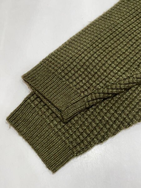 FOG ESSENTIALS / HEAVY WAFFLE CREWNECK SWEATER/S/ポリエステル/GRN/// FOG ESSENTIALS(エフオージーエッセンシャルズ) / HEAVY WAFFLE