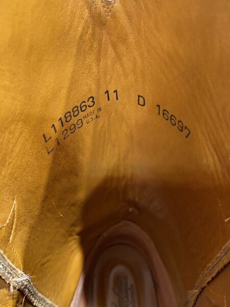 Lucchese(ルーケーシー) / ウェスタンブーツ/USA製/オーストリッチ