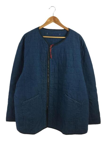 CAL O LINE(キャルオーライン) / INDIGO QUILT LINER CARDIGAN/XL 