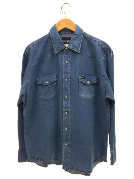 Wrangler デニムシャツ 70127SW ライトブルー 【並行輸入品・US企画