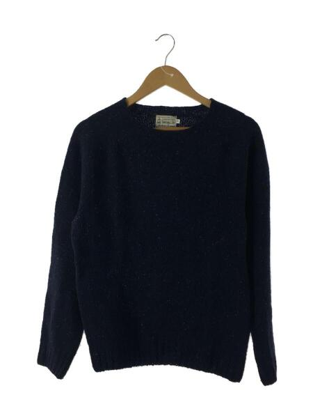 セーター(厚手)/38/ウール/NVY//クルーネック