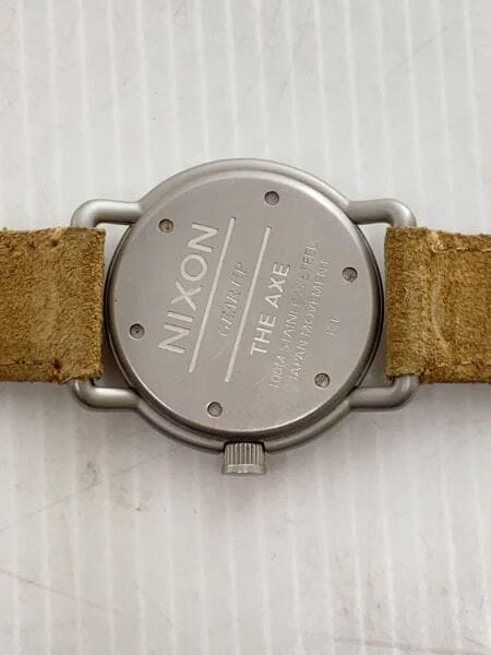 NIXON/THE AXE/クオーツ NIXON(ニクソン) / THE AXE/クォーツ腕時計/アナログ/レザー/SLV/BEG