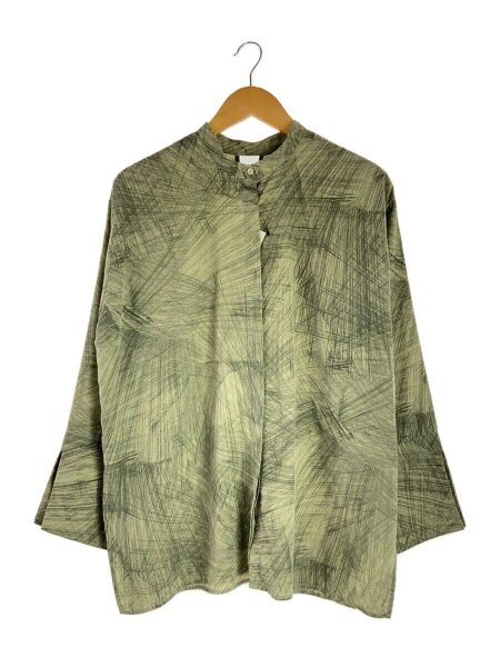 CLANE クラネ ブラウス 1(S位) 緑 【古着】【中古】 中古・古着通販】CLANE (クラネ) DOUBLE FACE LOOSE ONE PIECE