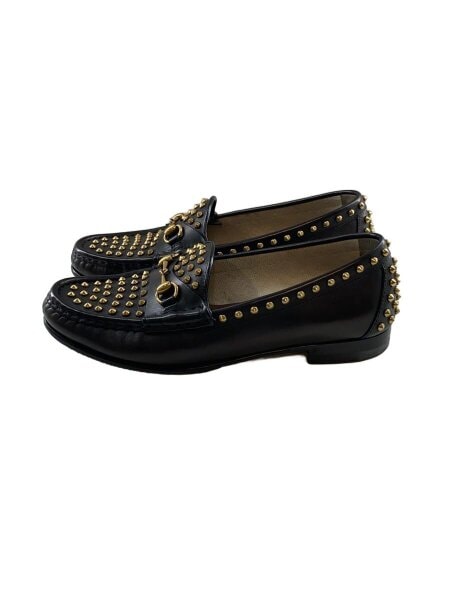 GUCCI(グッチ) / スタッズ/ビットローファー/35.5/BLK/レザー | 中古品 