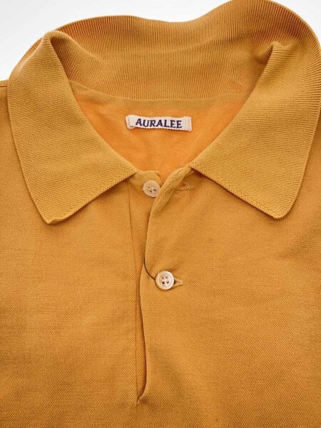 AURALEE(オーラリー) / EDIFICE別注/半袖シャツ/3/コットン/イエロー 
