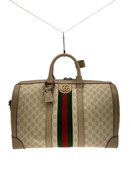 GUCCI(グッチ) / SAVOY/ミディアム ダッフルバッグ/PVC/ベージュ/総柄 