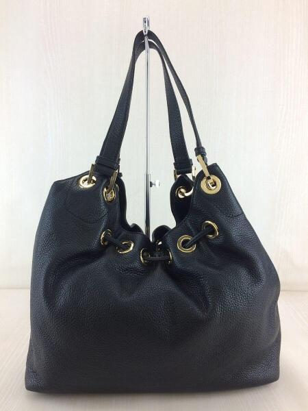 MICHAEL KORS(マイケルコース) / タッセル付きハンドバッグ/レザー/BLK 