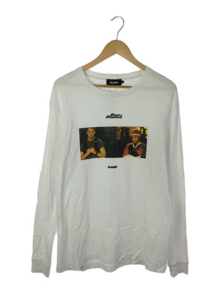 X-LARGE(エクストララージ) / 長袖Tシャツ/L/コットン/WHT/ワイルド 