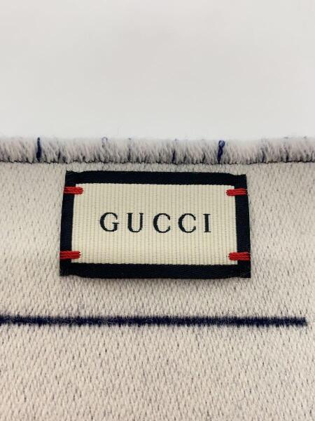 GUCCI(グッチ) / マフラー/ウール/NVY/総柄/メンズ/595718 4GA23