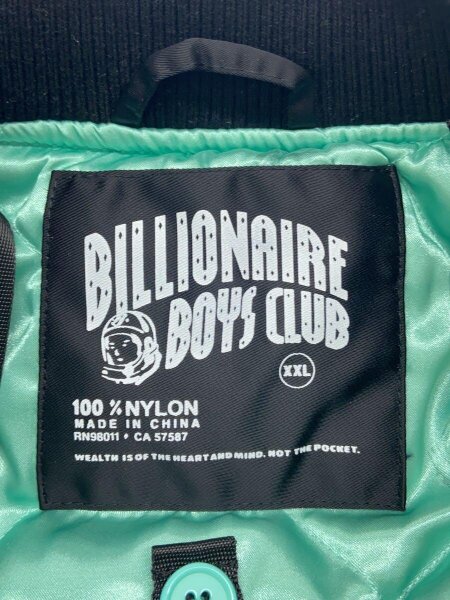 BILLIONAIRE BOYS CLUB / フライトジャケット/XXL/ナイロン/BLK/891-9403 BILLIONAIRE BOYS CLUB(ビリオネアボーイズクラブ) / フライト