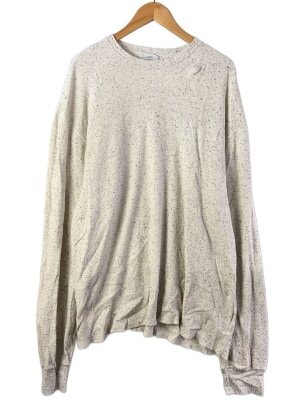 URU(ウル) / 17SS/L/S TEE/和紙/オーバーサイズ/サマーニット/パープル 
