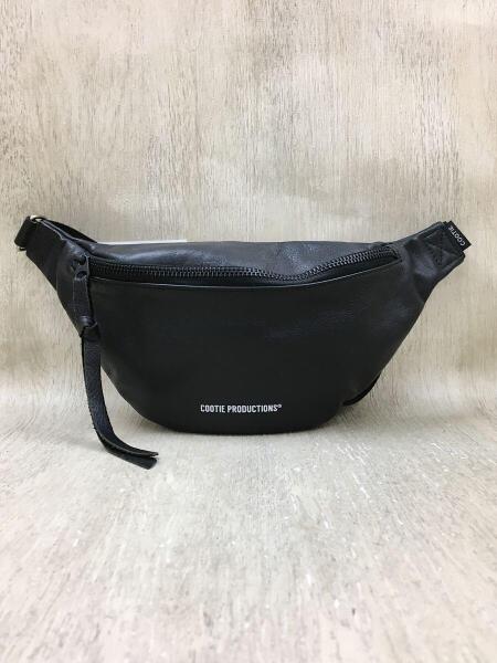 COOTIE(クーティー) / Leather Waist Pack/ウエストバッグ/レザー/BLK