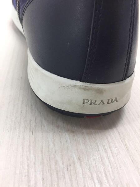 PRADA(プラダ) / ハイカットスニーカー/UK8/NVY/ナイロン/4T 2842/使用