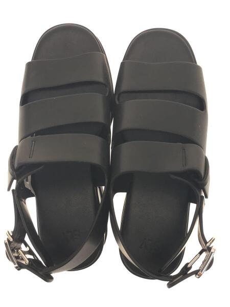 SLY サンダル SLY 厚底スポーツサンダル ブラック クロスストラップ S