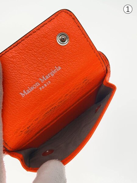 Maison Margiela(メゾンマルジェラ) / 3つ折り財布/レザー/ORN Maison Margiela(メゾンマルジェラ) / 3つ折り財布/レザー/ORN