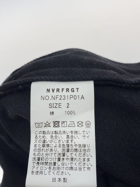 NVRFRGT(ネヴァーフォーゲット) / ストレートパンツ/2/コットン/無地