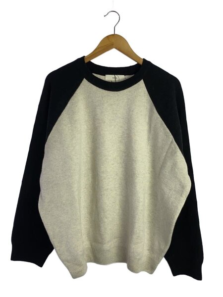 OHOTORO(オオトロ) / scheme raglan knit/M/ウール/BLK | 古着の販売 
